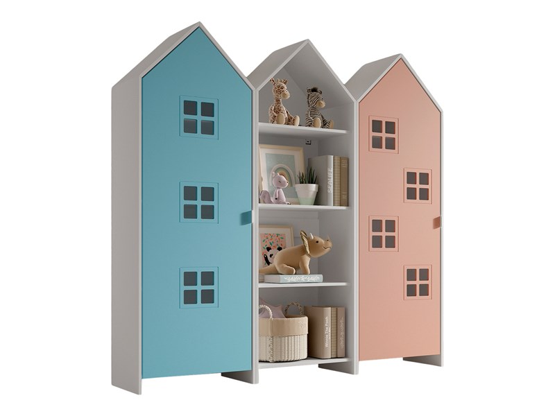 Chambres complètes-Combinaison de chambre d'enfant Casami 1-Vipack-mailleux-0