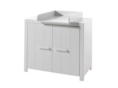 Chambres complètes-Combinaison de chambre d'enfant Erik blanc-Vipack-mailleux-8