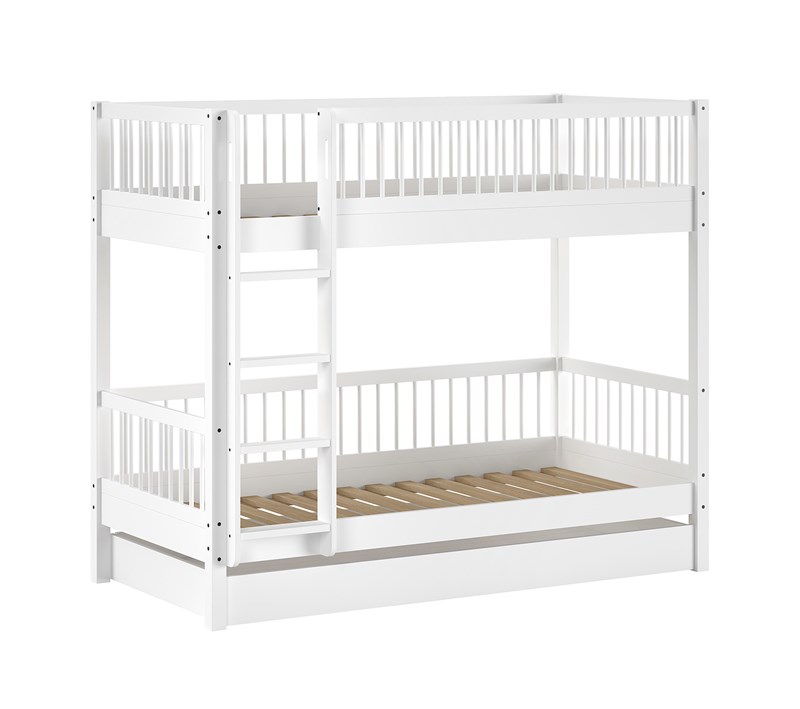Chambres complètes-Combinaison de chambre d'enfant Forrest Beech hêtre laqué blanc-Vipack-mailleu-0