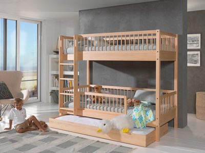Chambres complètes-Combinaison de chambre d'enfant Forrest Beech hêtre nature-Vipack-mailleux-1