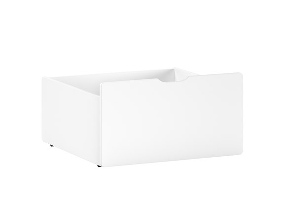 Tiroir-PRIMO TIROIR POUR LIT MI-HAUTEUR BAS BLANC-Vipack-mailleux-0