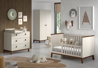 Chambres complètes-Combinaison de chambre d'enfant Sezane 4-clay-Vipack-mailleux-13