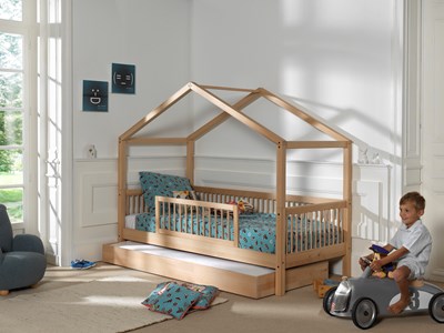 Chambres complètes-Combinaison de chambre d'enfant Forrest Beech hêtre nature-Vipack-mailleux-6
