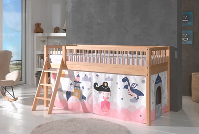 Chambres complètes-Combinaison de chambre d'enfant Forrest Beech hêtre naturel-Vipack-mailleux-1