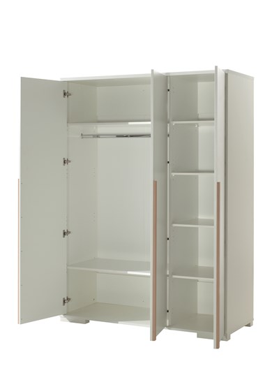 Garde-robe-LONDON ARMOIRE 3 PORTES BLANC-Vipack-mailleux-3