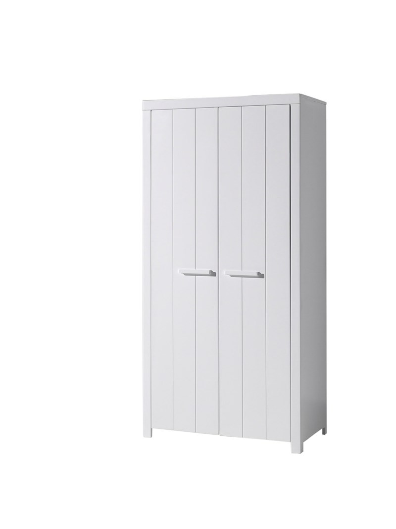 Garde-robe-ERIK ARMOIRE 2 PORTES BLANC-Vipack-mailleux-0
