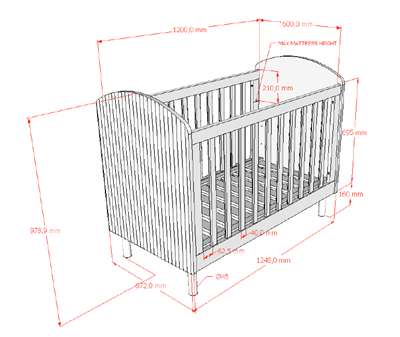 Chambres complètes-Combinaison de chambre d'enfant Lux 4-coloris clay-Vipack-mailleux-2