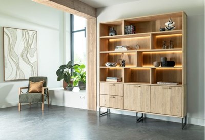 Fauteuils cuir-Northon, fauteuil avec accoudoir en bois vintage clay  white  black-Henders & Haze-32