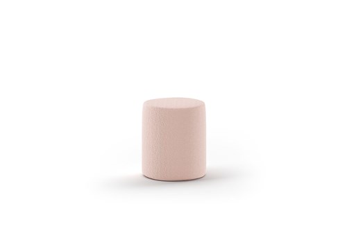 Chevet-MOON POUF BOUCLÉ ROSE-Vipack-mailleux-0