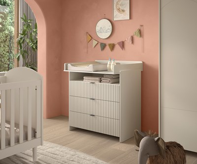 Chambres complètes-Combinaison de chambre d'enfant Lux 4-coloris clay-Vipack-mailleux-9