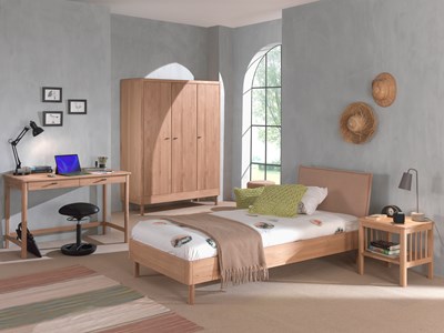 Chambres complètes-Combinaison de chambre d'enfant Forrest Oak 2-chêne-Vipack-mailleux-1