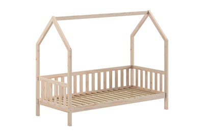 Chambres complètes-Combinaison de chambre d'enfant Cabane couleur naturel-Vipack-mailleux-3