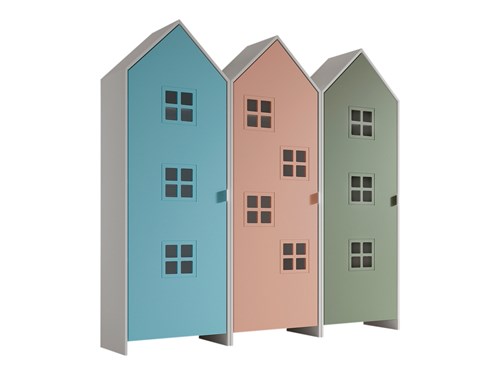 Chambres complètes-Combinaison de chambre d'enfant Casami 3-Vipack-mailleux-0