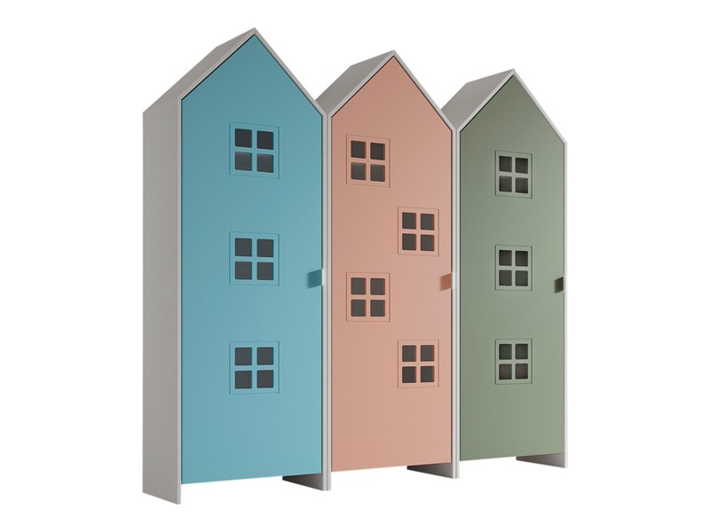 Chambres complètes-Combinaison de chambre d'enfant Casami 3-Vipack-mailleux-0