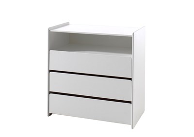 Chambres complètes-Combinaison de chambre d'enfant Kiddy blanc-Vipack-mailleux-4