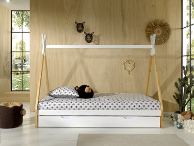 Chambres complètes-Combinaison de chambre d'enfant Tipi,Out Of Collection-Vipack-mailleux-1
