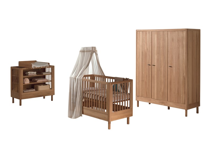 Chambres complètes-Combinaison de chambre d'enfant Forrest Oak 2-chêne-Vipack-mailleux-0
