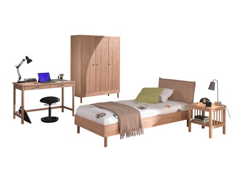 Chambres complètes-Combinaison de chambre d'enfant Forrest Oak 2-chêne-Vipack-mailleux-0