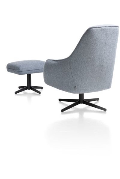 Fauteuils pivotants-Oviedo, pouf-Xooon-mailleux-4