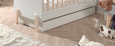 Chambres complètes-Combinaison de chambre d'enfant Kiddy blanc-Vipack-mailleux-6