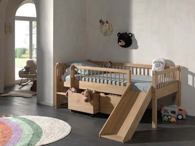 Chambres complètes-Combinaison de chambre d'enfant Forrest Oak chêne-Vipack-mailleux-1
