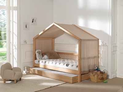 Chambres complètes-Combinaison de chambre d'enfant Forrest Beech hêtre nature-Vipack-mailleux-6