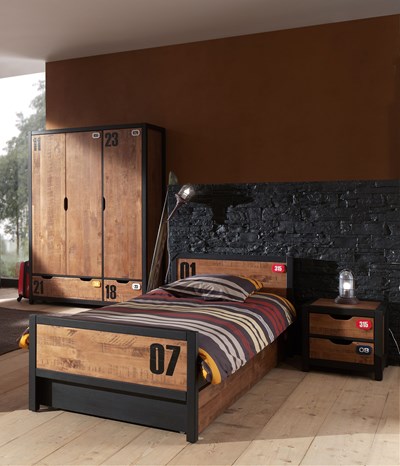 Chambres complètes-Combinaison de chambre d'enfant Alex 9-Vipack-mailleux-1
