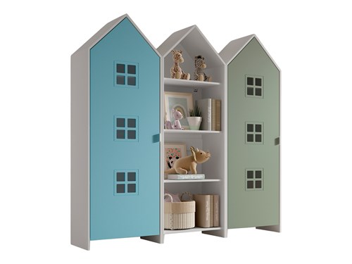 Chambres complètes-Combinaison de chambre d'enfant Casami 4-Vipack-mailleux-0