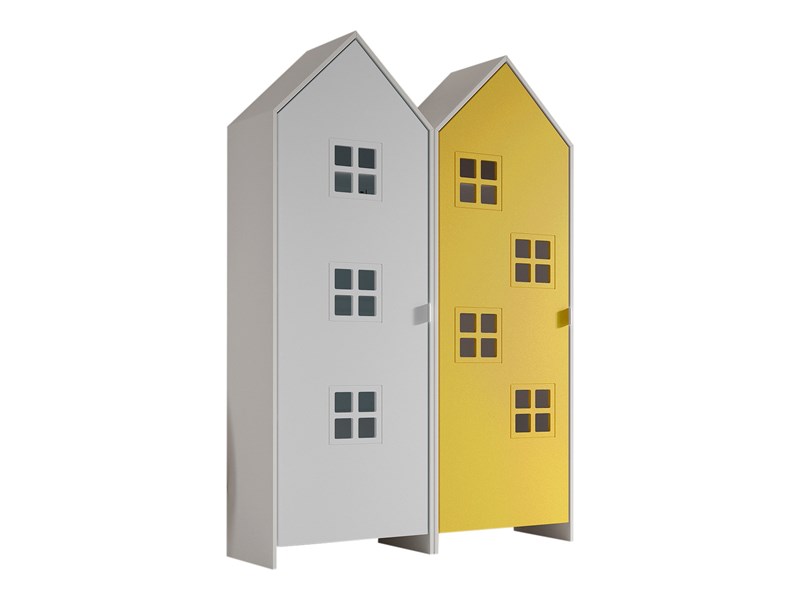 Chambres complètes-Combinaison de chambre d'enfant Casami 8-Vipack-mailleux-0