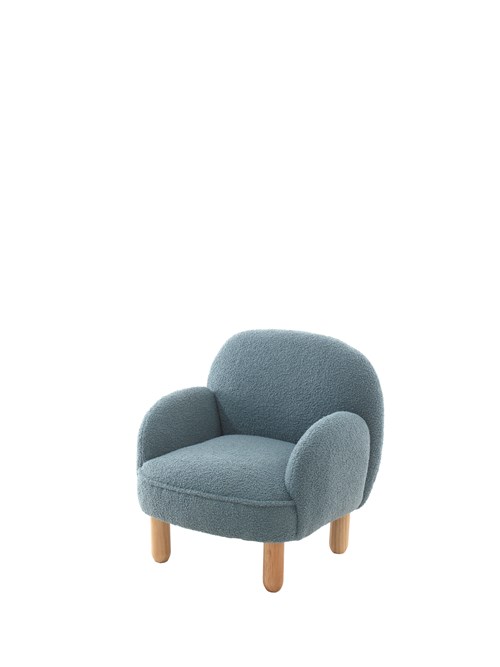 Chaise à bascule-ROCKY SOFA SIMPLE MINI BOUCLÉ DAVIS BLEU-Vipack-mailleux-0
