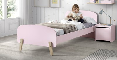 Chambres complètes-Combinaison de chambre d'enfant Kiddy 3-rose-Vipack-mailleux-1