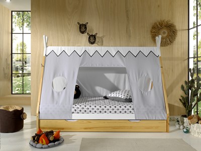 Chambres complètes-Combinaison de chambre d'enfant Tipi,Out Of Collection 3-Vipack-mailleux-1