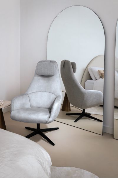 Fauteuils pivotants-Vernon, fauteuil pivotant - dossier haut-Xooon-mailleux-14