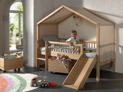 Chambres complètes-Combinaison de chambre d'enfant Forrest Oak chêne-Vipack-mailleux-9