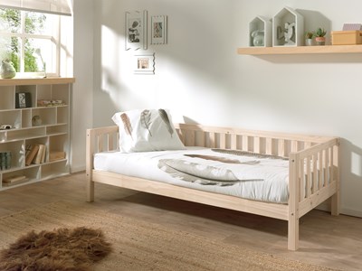 Lit enfant-FRITZ LIT CAPITAINE (90) 90 x 200 cm MILKY PINE-Vipack-mailleux-1