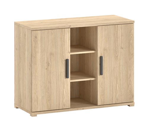 Commode-SAM COMMODE 2 PORTES CHÊNE-Vipack-mailleux-0