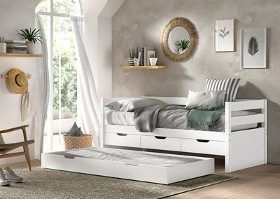 Chambres complètes-Combinaison de chambre d'enfant Margrit 2-blanc-Vipack-mailleux-7