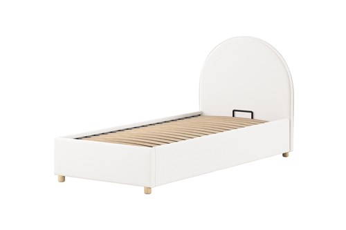 Lit enfant-MOON STORAGE LIT 90 x 200 cm BOUCLÉ BLANC-Vipack-mailleux-0