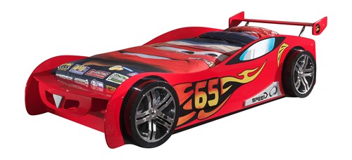 Lit enfant-CARBEDS LEMANS LIT 90 x 200 cm ROUGE-Vipack-mailleux-0