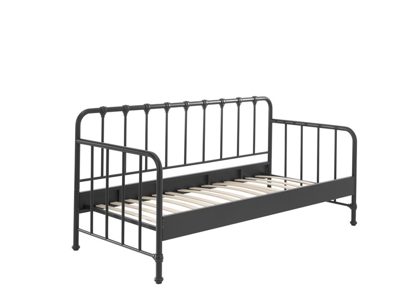 Lit enfant-BRONXX LIT CAPITAINE 90 x 200 cm NOIR-Vipack-mailleux-0
